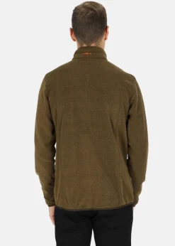 Sale Swedemount Tromsö Fleece Forest Green Melange/Orange