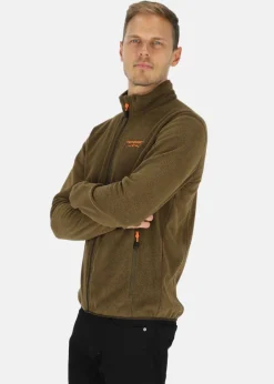 Sale Swedemount Tromsö Fleece Forest Green Melange/Orange