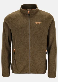 Sale Swedemount Tromsö Fleece Forest Green Melange/Orange
