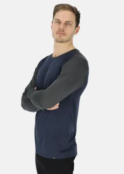 Sale Swedemount Trondheim Lyocell Long Sleeve Navy/Charcoal