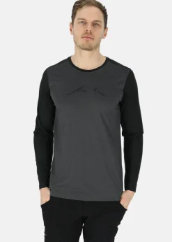 Swedemount Trondheim Lyocell Long Sleeve Charcoal/Black