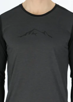 Swedemount Trondheim Lyocell Long Sleeve Charcoal/Black