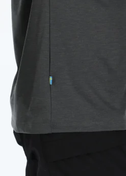 Online Swedemount Trondheim Lyocell Tee Charcoal/Black