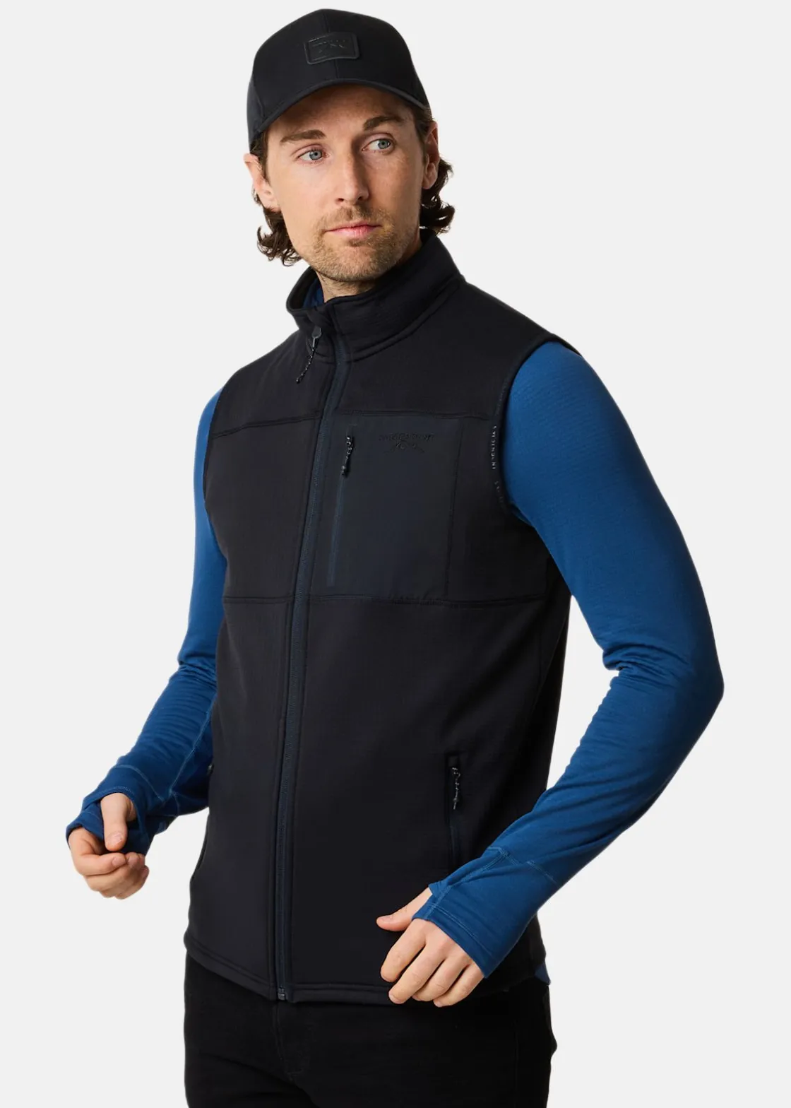 Clearance Swedemount Trondheim Midlayer Full Zip Vest Black