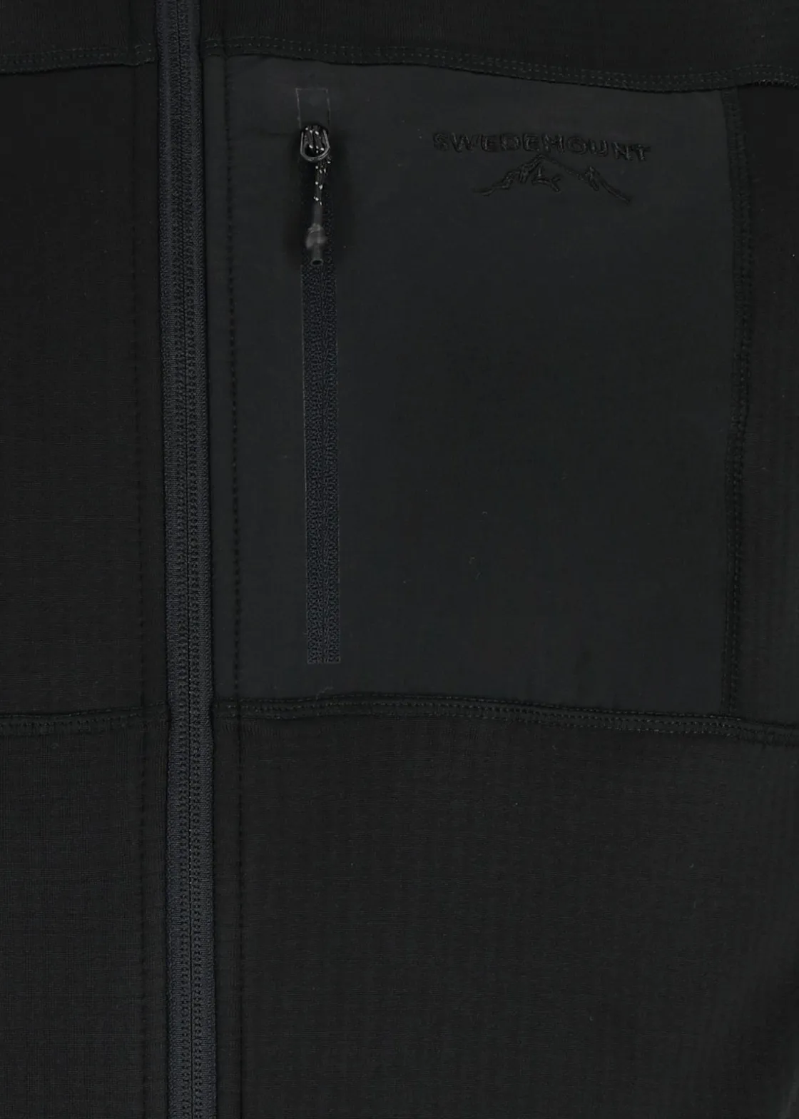 Clearance Swedemount Trondheim Midlayer Full Zip Vest Black
