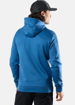 Best Swedemount Trondheim Stretch Full Zip Hood Blue Melange
