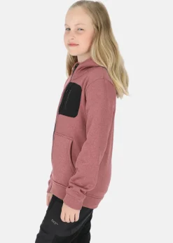 Best Swedemount Trondheim Stretch Full Zip Hood JR Dusty Rose Melange