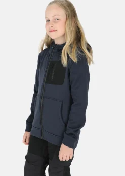 Hot Swedemount Trondheim Stretch Full Zip Hood JR Dk. Navy Melange