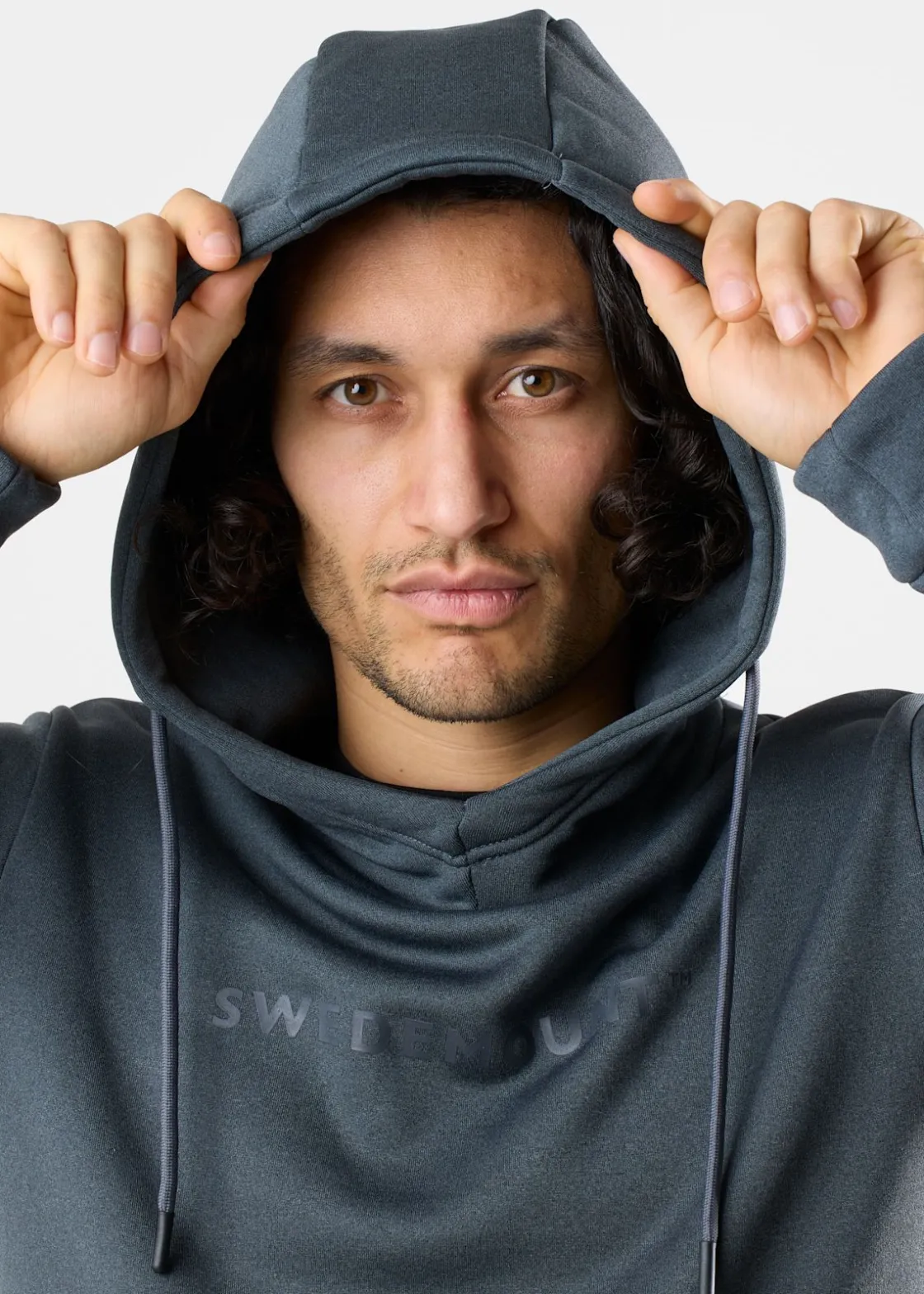 New Swedemount Trondheim Stretch Hood Black Melange