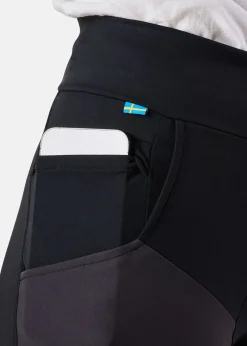 Clearance Swedemount Trondheim Trekking Tights W Charcoal/Black