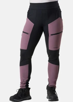 Clearance Swedemount Trondheim Trekking Tights W Dk. Mauve/Black