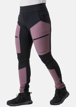 Clearance Swedemount Trondheim Trekking Tights W Dk. Mauve/Black