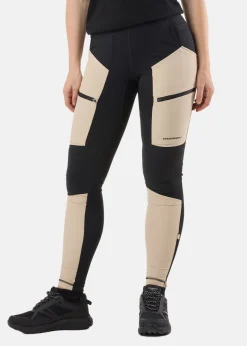 Clearance Swedemount Trondheim Trekking Tights W Sand/Black