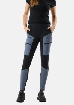 Hot Swedemount Trondheim Trekking Tights W Steel Blue/Black