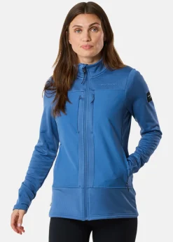 Hot Swedemount Trondheim Wind Mid Layer Full Zip W Dusty Blue