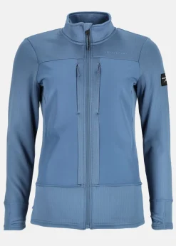 Hot Swedemount Trondheim Wind Mid Layer Full Zip W Dusty Blue