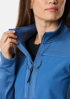Hot Swedemount Trondheim Wind Mid Layer Full Zip W Dusty Blue