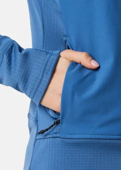 Hot Swedemount Trondheim Wind Mid Layer Full Zip W Dusty Blue