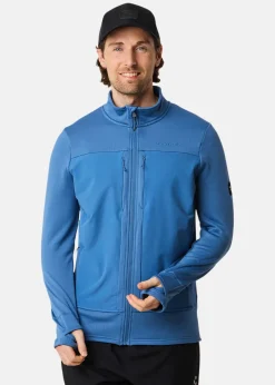 Best Swedemount Trondheim Wind Mid Layer Full Zip Dusty Blue