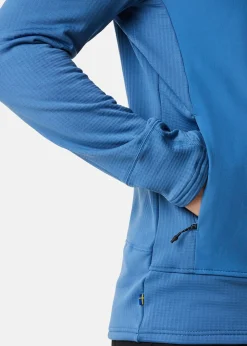 Best Swedemount Trondheim Wind Mid Layer Full Zip Dusty Blue