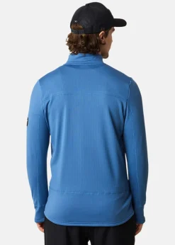 Best Swedemount Trondheim Wind Mid Layer Full Zip Dusty Blue