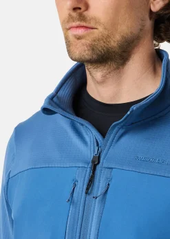 Best Swedemount Trondheim Wind Mid Layer Full Zip Dusty Blue
