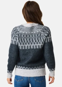 New Seaside Trondheim Wool Knit W Charcoal Melange