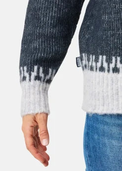 New Seaside Trondheim Wool Knit W Charcoal Melange