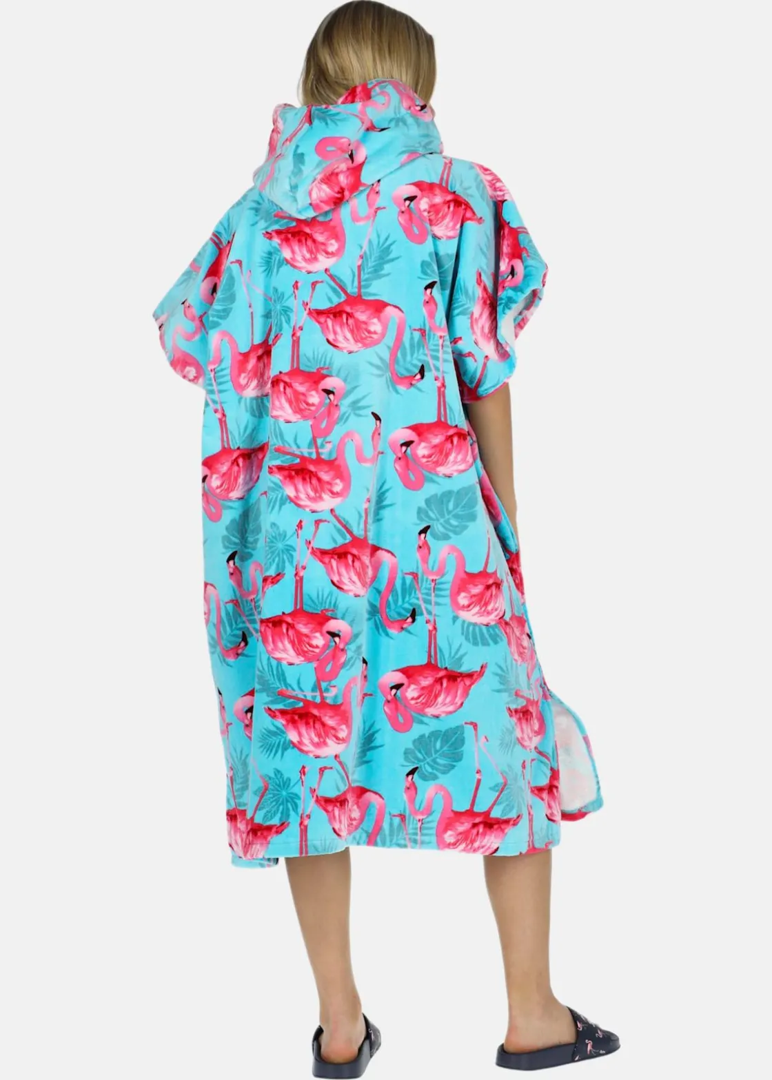 Clearance Blount & Pool Tropical Beach Poncho Turquoise Flamingo
