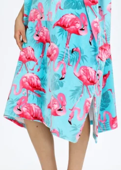 Clearance Blount & Pool Tropical Beach Poncho Turquoise Flamingo