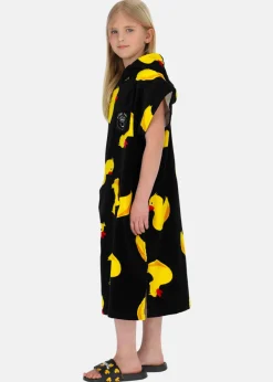 Online Blount & Pool Tropical Beach Poncho JR Black Yellow Duck