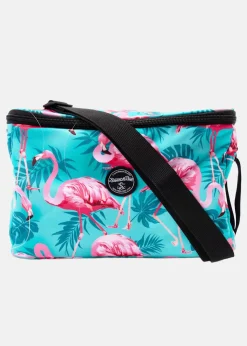 Blount & Pool Tropical Cool Bag Turquoise Flamingo