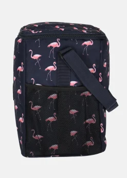 Hot Blount & Pool Tropical Cool Bag L Navy Flamingo