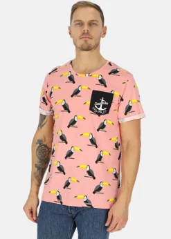 Outlet Blount & Pool Tropical Pocket Tee Coral Tucan