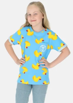 Blount & Pool Tropical Pocket Tee JR Blue Yellow Duck