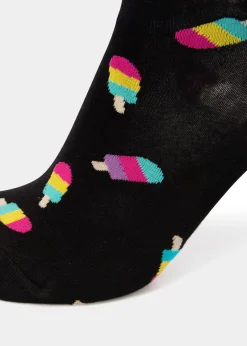 Blount & Pool Tropical Sock Black Ice Cream