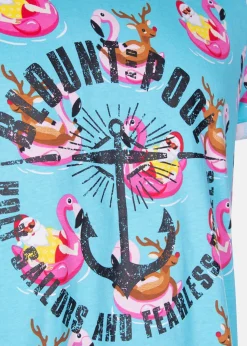 Clearance Blount & Pool Tropical Tee Turquoise Pool Party