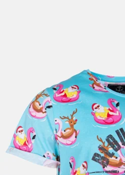 Clearance Blount & Pool Tropical Tee Turquoise Pool Party