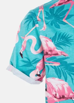Online Blount & Pool Tropical Tee JR Turquoise Flamingo