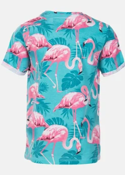 Online Blount & Pool Tropical Tee JR Turquoise Flamingo