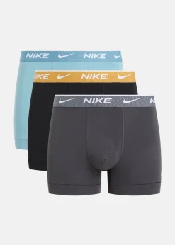 New Nike TRUNK 3PK DM TRQ/BLK - STN GOLD WB/AN MOVE WB