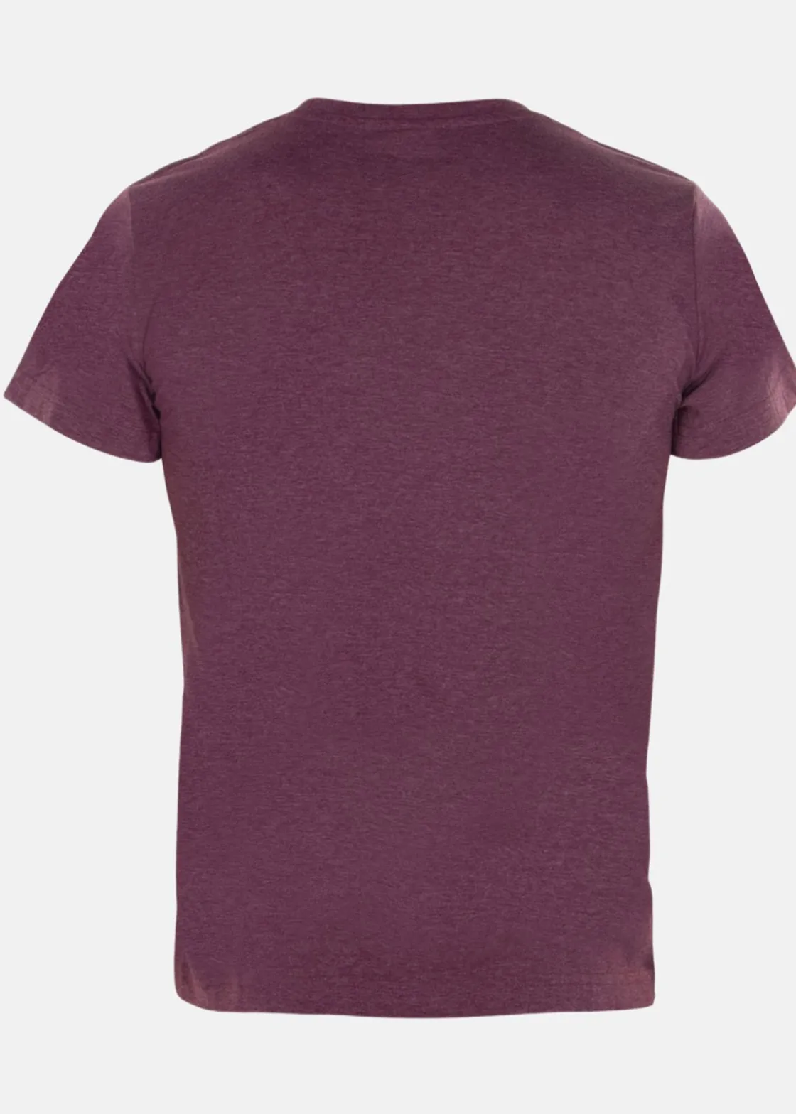 Clearance Clique T-SHIRT BORDEAUX MELANGE