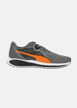 Puma Twitch Runner Jr Cool Dark Gray-Rickie Orange