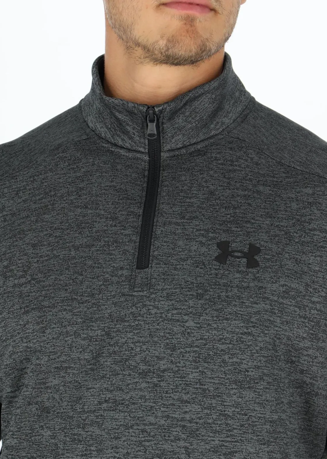 Clearance Under Armour UA Armour Fleece 1/4 Zip Pitch Gray