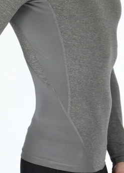 Online Under Armour UA HG Armour Comp LS Carbon Heather