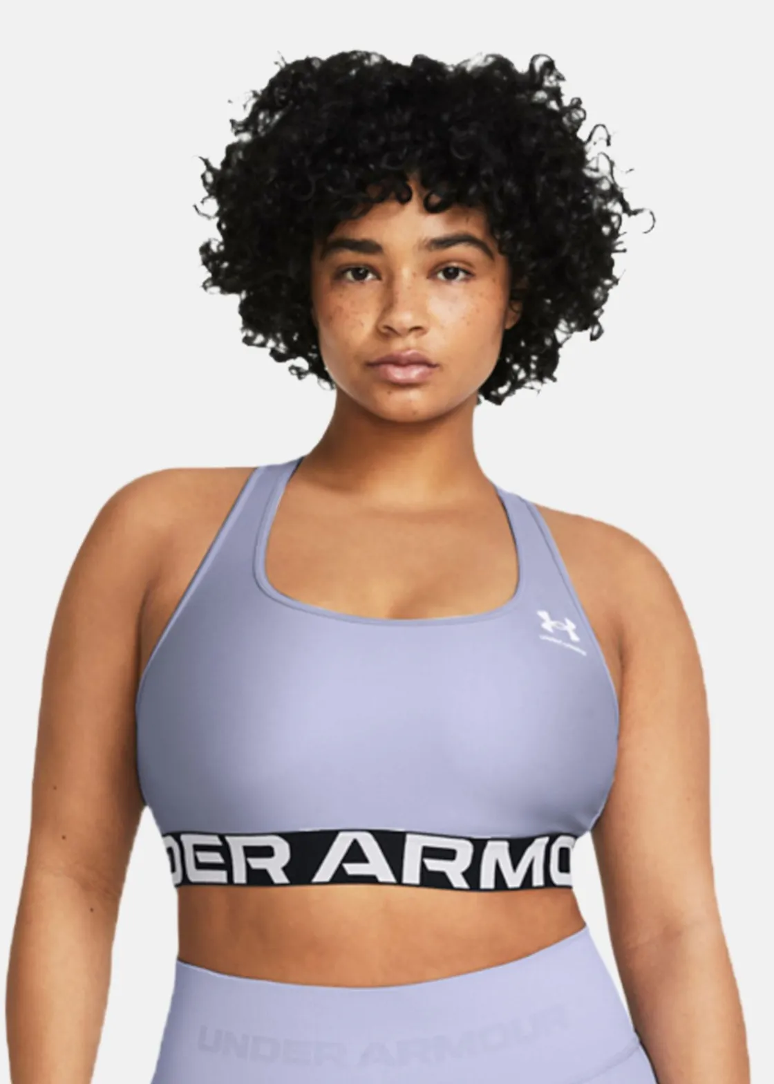 Clearance Under Armour UA HG Mid Branded Purple