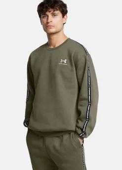 Sale Under Armour UA Icon Fleece Crew Taping Marine OD Green