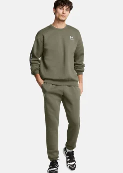Sale Under Armour UA Icon Fleece Crew Taping Marine OD Green