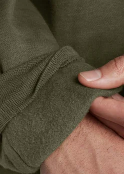 Sale Under Armour UA Icon Fleece Crew Taping Marine OD Green