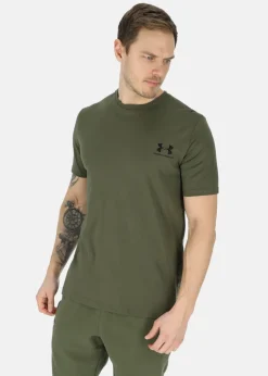 Sale Under Armour UA M SPORTSTYLE LC SS Marine OD Green